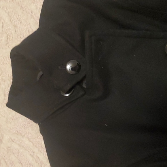 Womens Black Peacoat - Picture 2 of 2